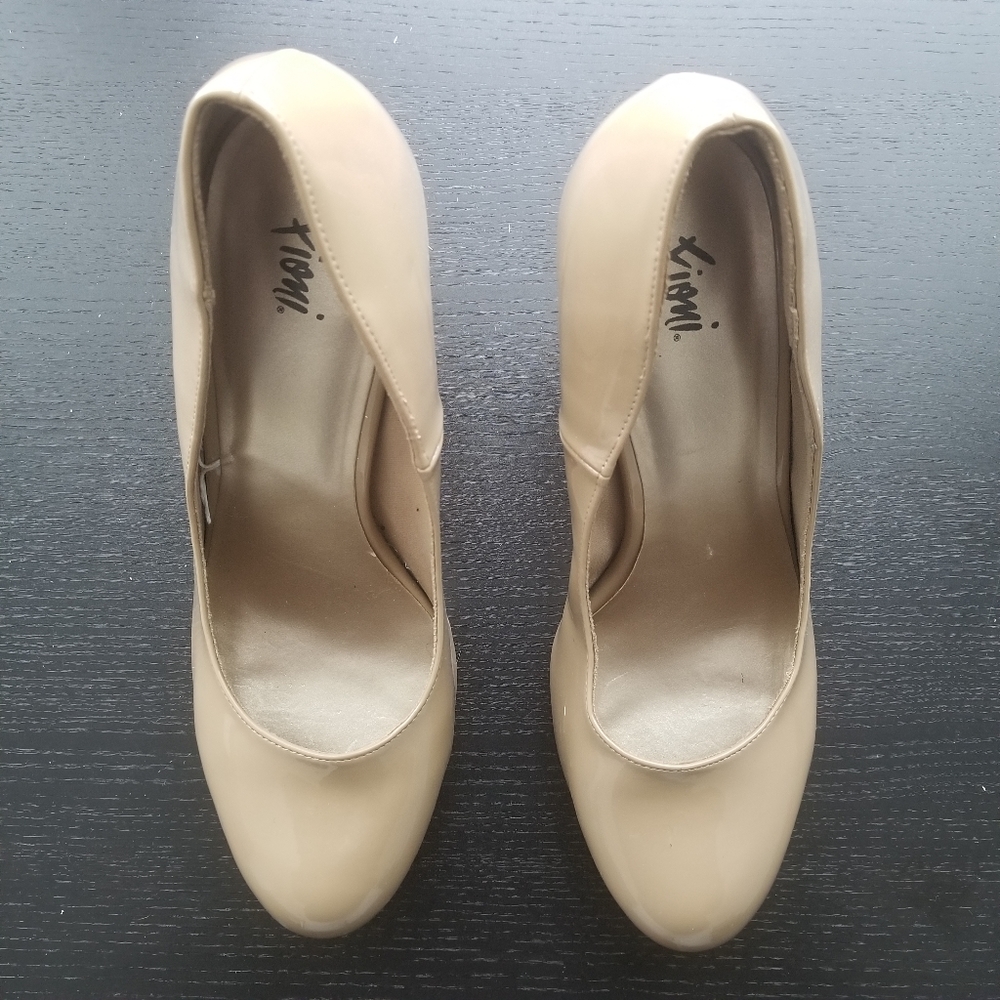 Nude Platform Heels
